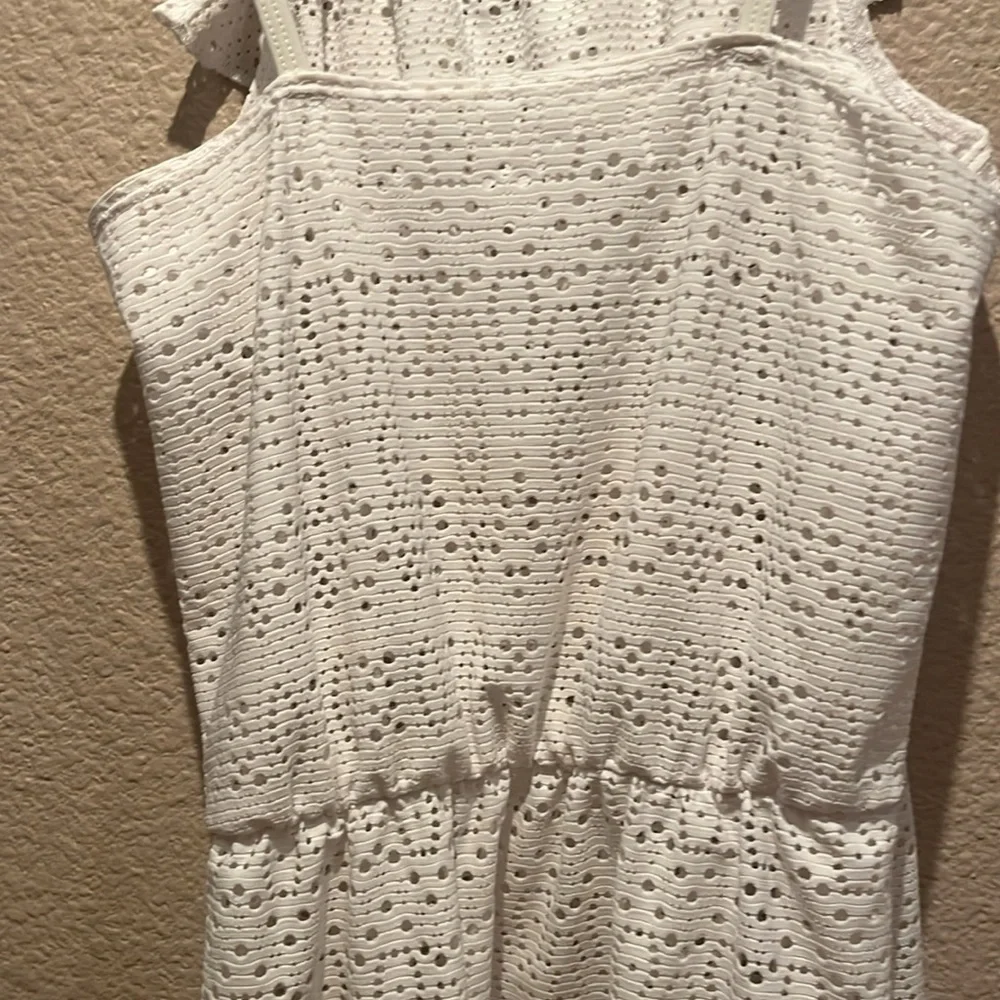 George Girl’s White Swimsuit Coverup Dress Size Medium 8-10